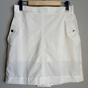 Athleta‎ Women's 6 Performance Golf Skort Cream Pull On Outdoor Tennis Sporty
